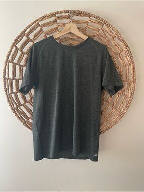 All In Motion Dark Green/Gray Short Sleeve Crew T-Shirt